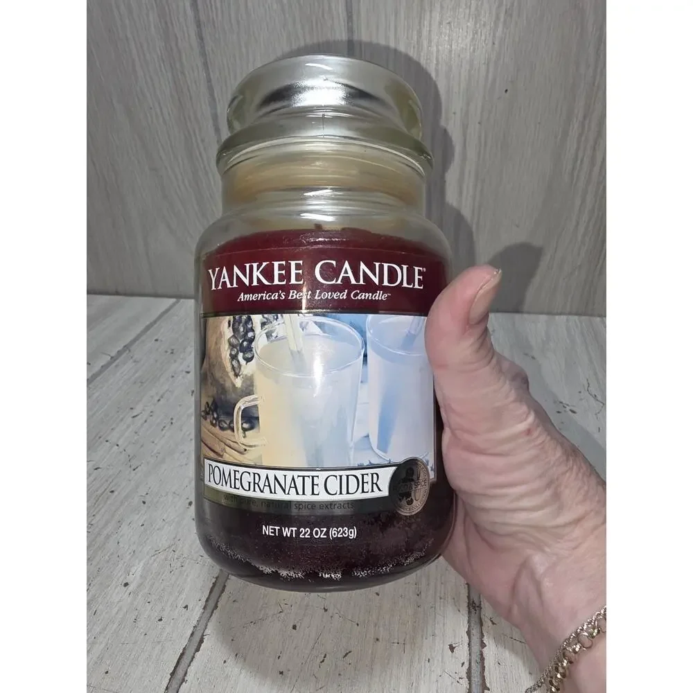 Yankee Candle Apple Cider 22 oz Large Jar Candle NEW Rare Retired Scent